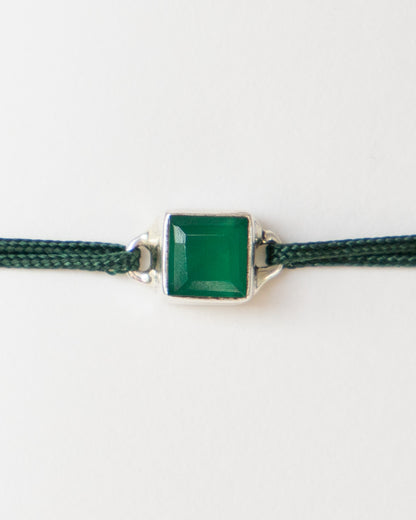 Bracelet Eros onyx vert