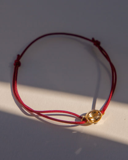 Bracelet Lagon citrine