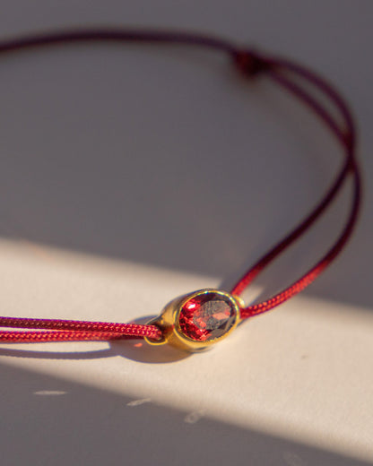 Garnet Lagoon Bracelet